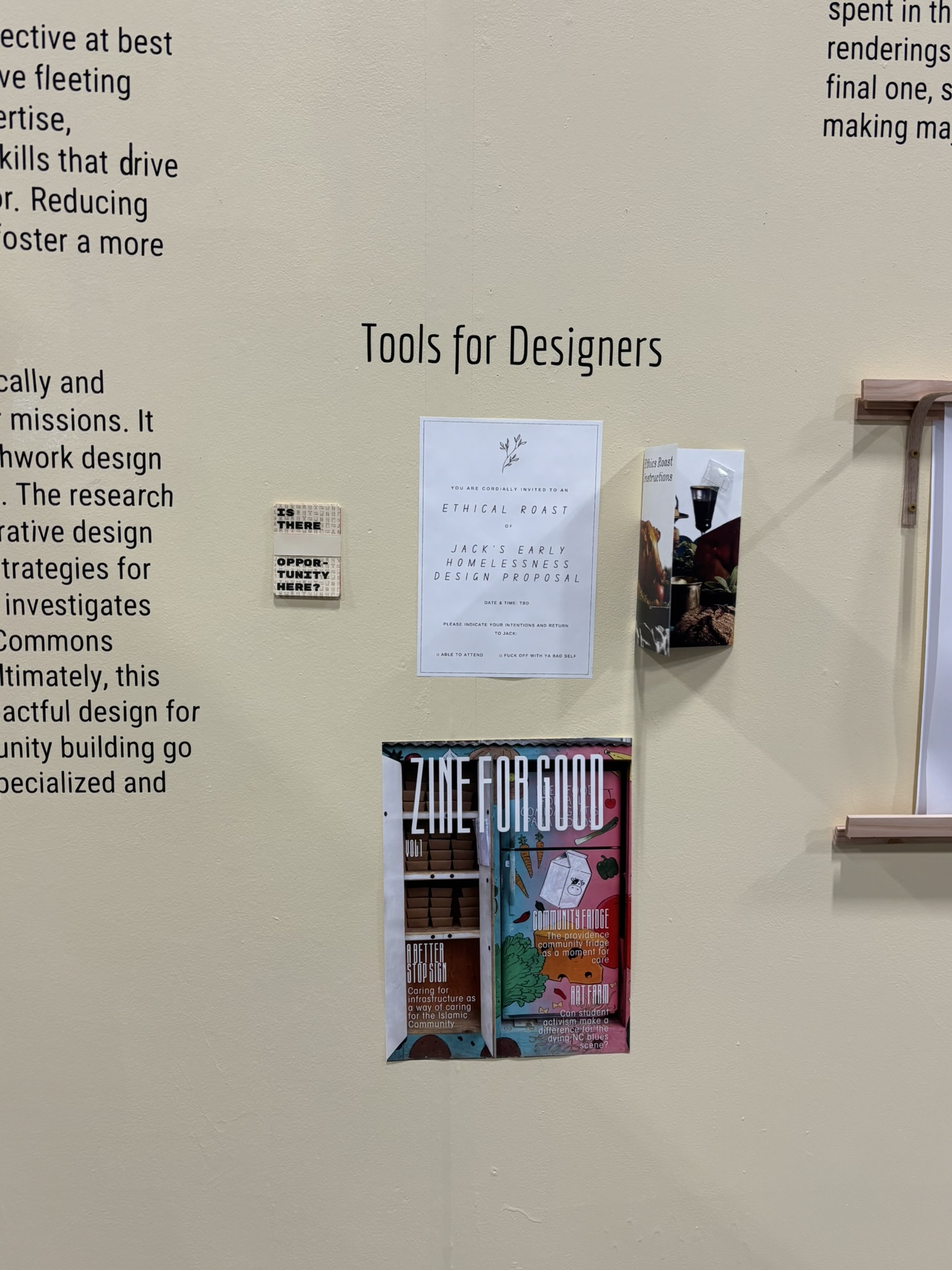 Tools for designers to engage with the Patchworks Framework